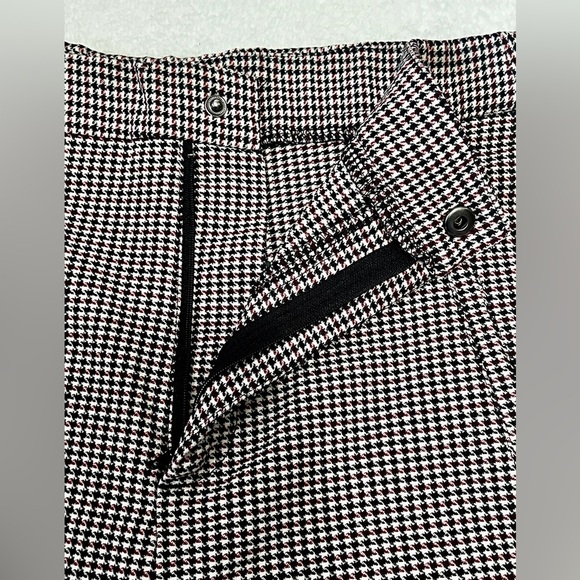 Zara Plaid Houndstooth High Waisted Skinny Pant - Medium (28") - Picture 3 of 12